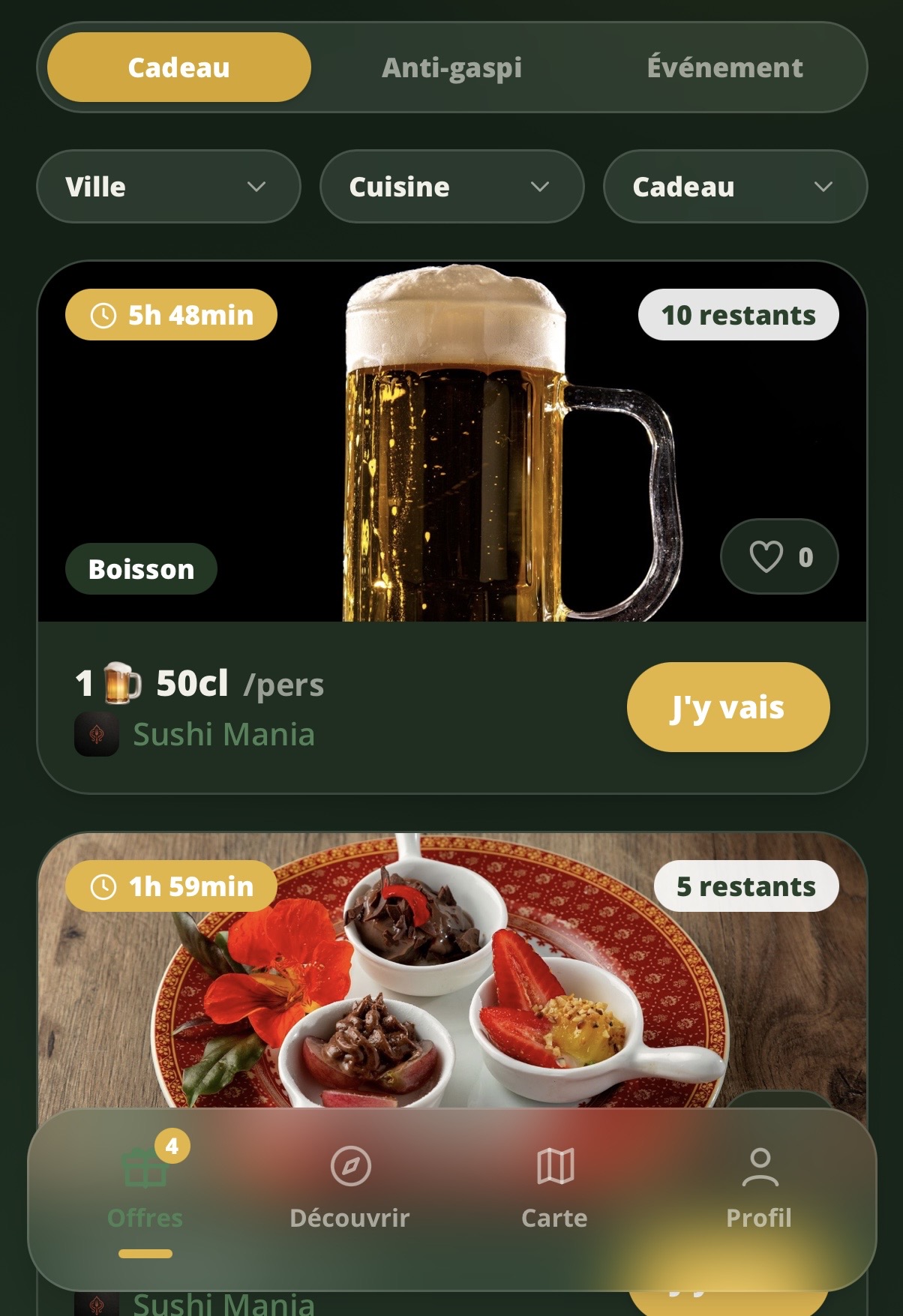 Le feed des Cadeaux du Chef